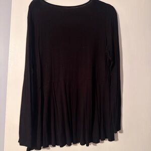 Apt. 9 Black Long Sleeve Women's Top